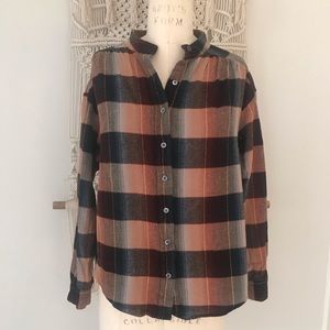 Closed button up shirt